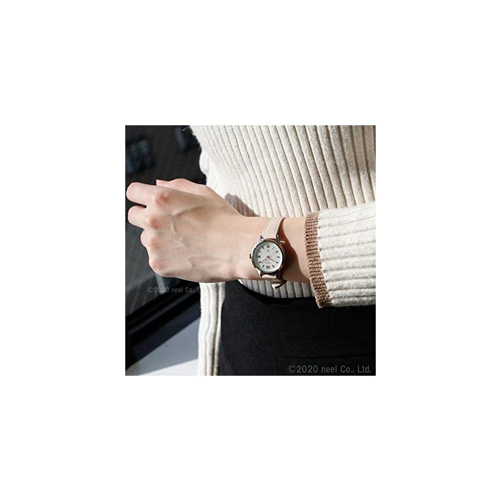 Orologio Solare Orient iO SOLAR, Made in Japan, con Garanzia del Produttore, RN-WG0416S, Da Donna, Bianco