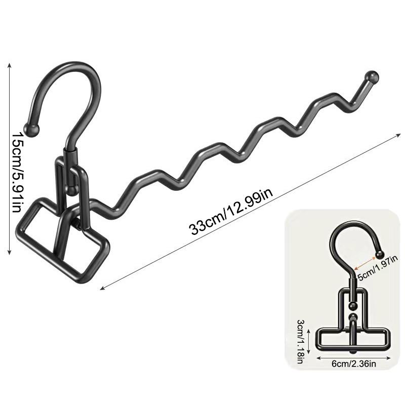 

Портативная сушилка для одежды Складная вешалка для одежды Путешествия Отель Гардероб Ящик Дверь Настенная Без перфорации Сушилка для одежды Normal чёрный