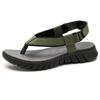 Fashion Men's Summer Matching Elastic Band Two Wear Sandals Light Breathable Flat Heel Wear-resistant Beach Outdoor Anti-skidding Water
