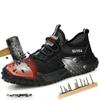 mens fashion breathable steel toe cap working shoes summer worker safety sneakers  designer security boots protect footwear