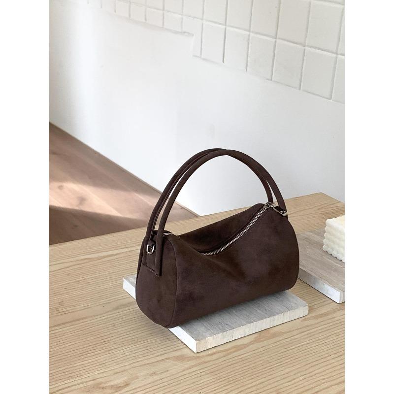 Herbst und Winter neue Kissen-Tasche einfarbig kleine Handtasche vielseitig Wildleder Messenger kleine quadratische Tasche