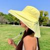 Anti-UV Fisherman Hat Wide Brim Bucket Hat New Beach Cap  Women