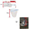 Foldable Sea Fishing Landing Net with Floats - Hand-woven Monofilament, Durable, Anti-hook