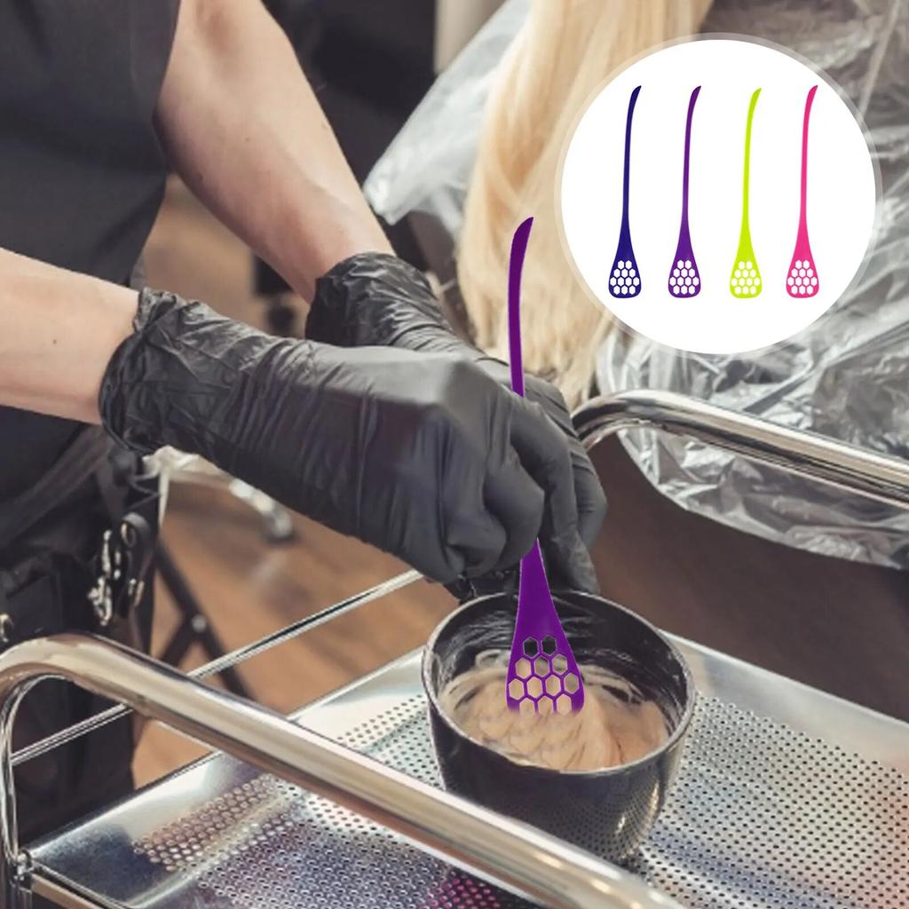 4 pezzi Pro Salon Parrucchiere Tintura Pennello Agitatore Crema Tinta Frusta Miscelatore Colore Capelli Fai da Te Tintura Frullatore Barbiere Strumento per lo Styling dei Capelli