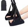 Small Folding Foot Support Foot Rest Hammock Cloth for Bus Train Office Use