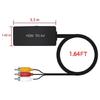 1080P HDTV Male to 3RCA Video Cable HDTV to 3RCA Cable Connector Adapter for HDTV Gaming Console Accessories