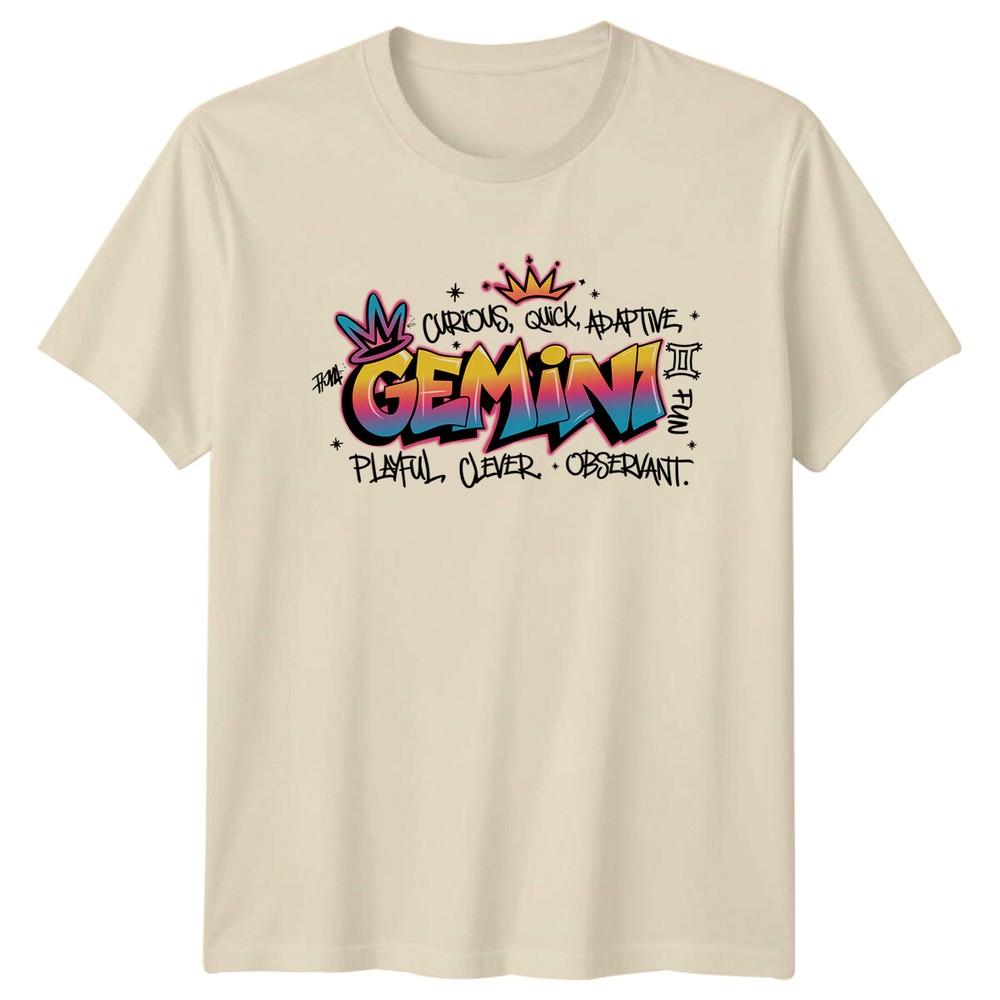 Gemini Zodiac Astrology Unisex Unisex T Shirt Curious Quick Adaptive Fun