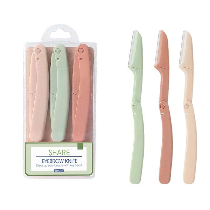 

Бритва для бровей, бритвы для лица Dermaplane, бритвы для лица, инструмент для дермапланирования, средство для удаления персикового пуха для складных путешествий