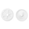 Mason Jar Paint Palette with Lid Portable Artist Color Mixing Tray for Watercolors Acrylics Plastic White Paint Tray