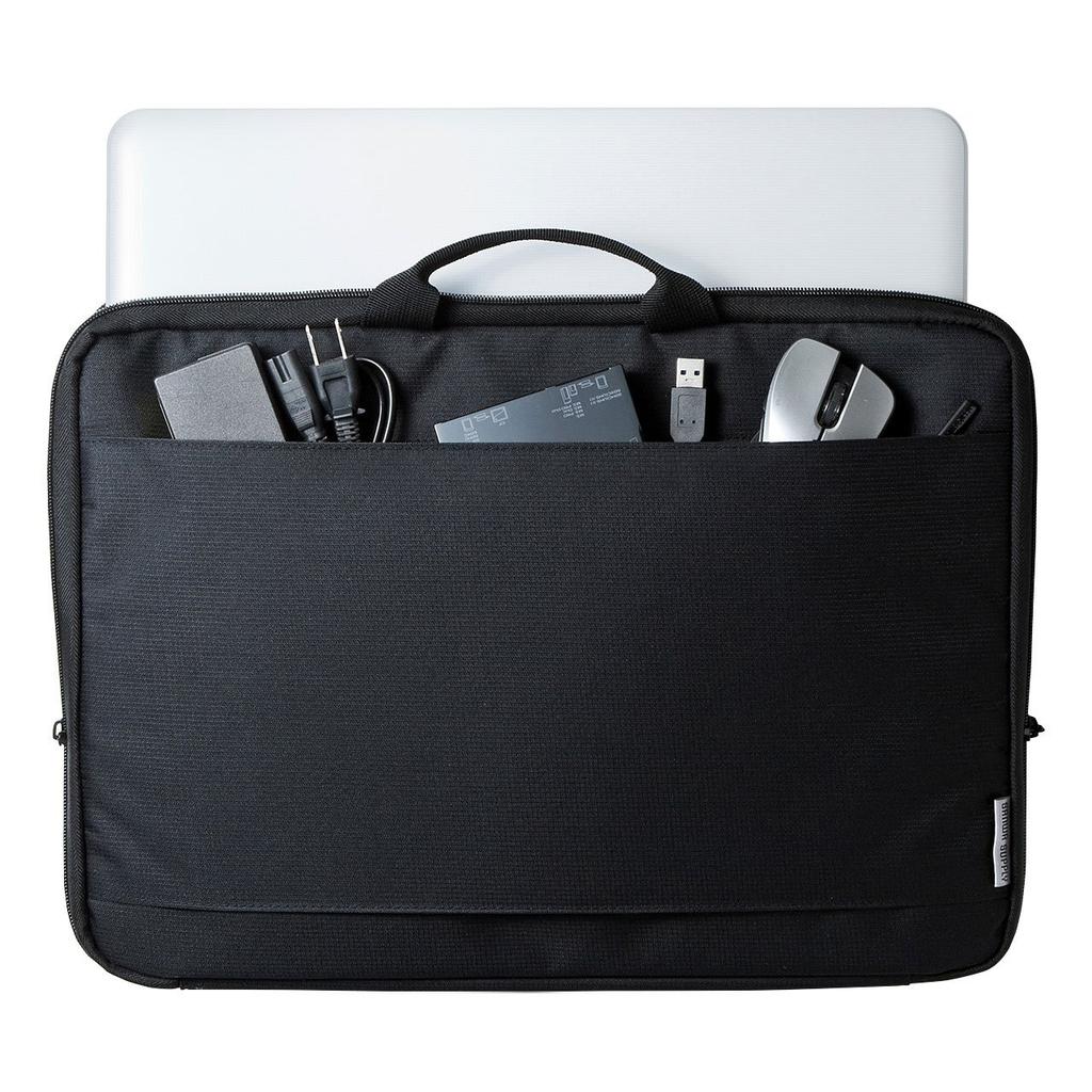 SANWA SUPPLY IN-GH15BK PC Inner Case with Handle (15.6 Inch Wide)