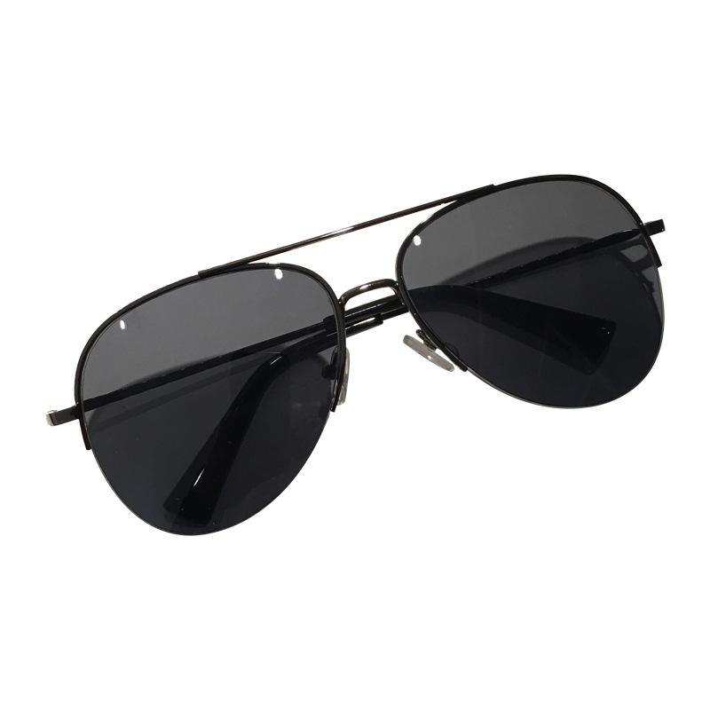 Pilot Super Cool Frog Mirror Tea Color Sunglasses - Unisex Retro Style for Drivers, Couples, and Big Faces, Black.