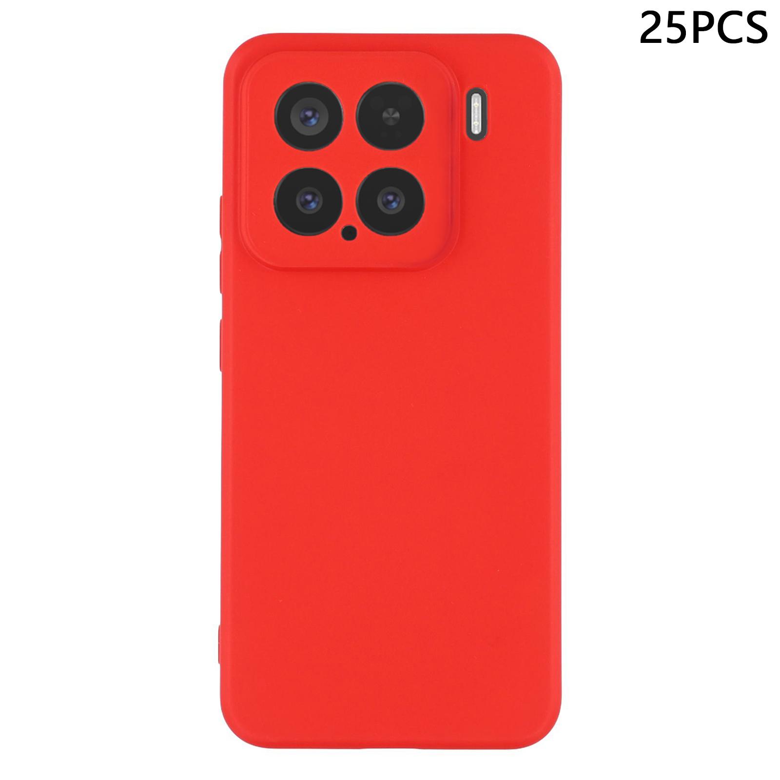 

Bulk Purchasing 25Pcs For Xiaomi 15 Case 1.2mm TPU Matte Phone Cover Red