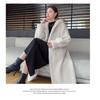 Winter New Warm Jacket Velvet Mink Coat Women's Whole Mink Environmentally Friendly Mink Fur Mid-length Coat
