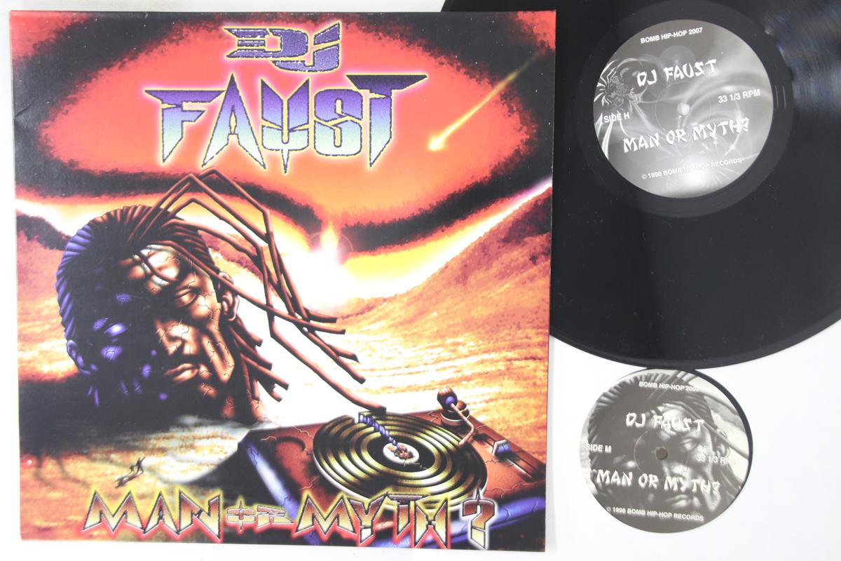 

LP Record DJ FAUST - Man Or Myth BHH2007 BOMB HIP HOP 1998 US Rap & Hip-Hop/R&B Used