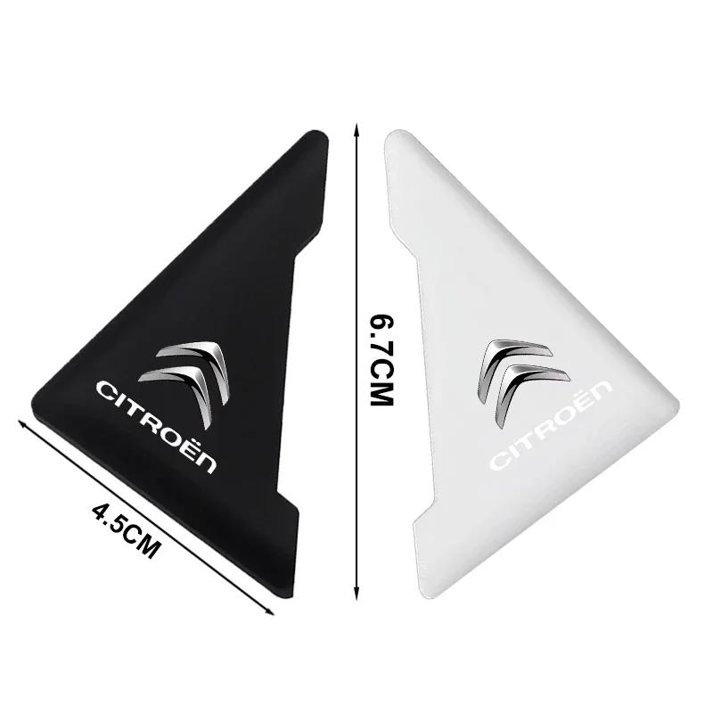 2Pcs Car Door Corner Protection Decals Stickers Accessories For Citroen C1 C2 C3 C4 C5 X7 Berlingo Xsara C8 C4L DS3 DS4 DS5LS