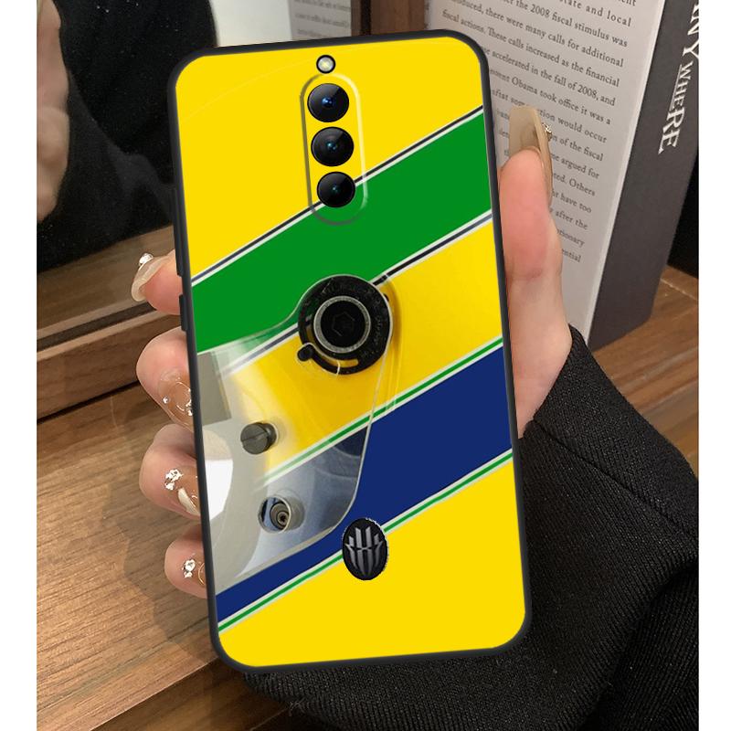 

Racing Ayrton Senna Case For Nubia Red Magic 10 Pro Plus 6 7 Pro 6S 7S 5G 6R RedMagic 9S 8S 8 9 Pro Plus Coque Red Magic 6