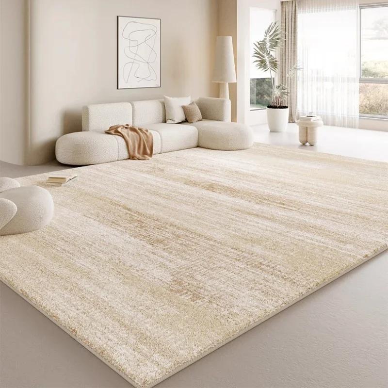 Light Luxury Living Room Decoration Carpet Large Area Rugs for Bedroom Fluffy Plush Bedside Floor Mat Thick Anti-slip Lounge Rug