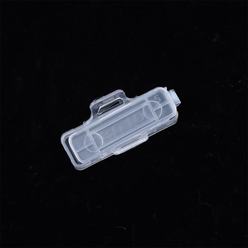 100Pcs Cable Label Tag Box Transparent Plastic Cable Tie Marker Wire Sign Name Holder Display Identification Seal Case