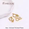 Multi Styles 18K Gold Plated Earwires,Fasteners For Earrings,Hooks For Earring DIY Jewelry Making Supplies,Earring Hook Clasp