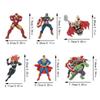 6pcs/Set Superhero Series Diamond Painting Magnets for Refrigerator Diamond Art Fridge Magnets for Adults Diamond Art Refrigerator Magnets Kits
