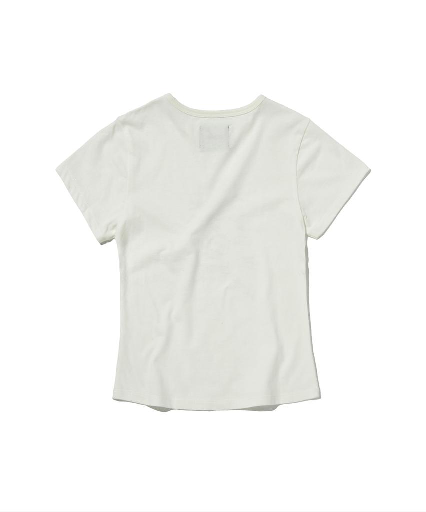Seuweideu Albino Skull Crop Tee [Off White]