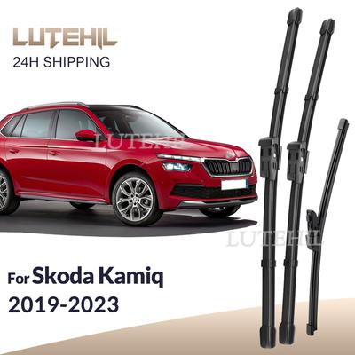 For Skoda Kamiq -    Wiper Front & Rear Wiper Blades Windshield Windscreen Window Brushes 28"+18"+13"