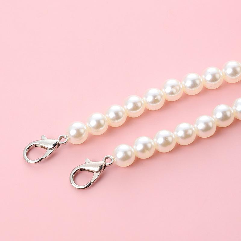 

New Mobile Phone Lanyard Long Women s Crossbody Neck Hanging Chain Pearl Handmade Bead Detachable With Buckle Phone Case Clip