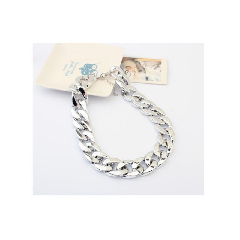 

Accessories: Bulldog Bully Gold Chain, Small and Medium-sized Dog Collar, Pet Necklace, and Other Accessories 35cm платиновый