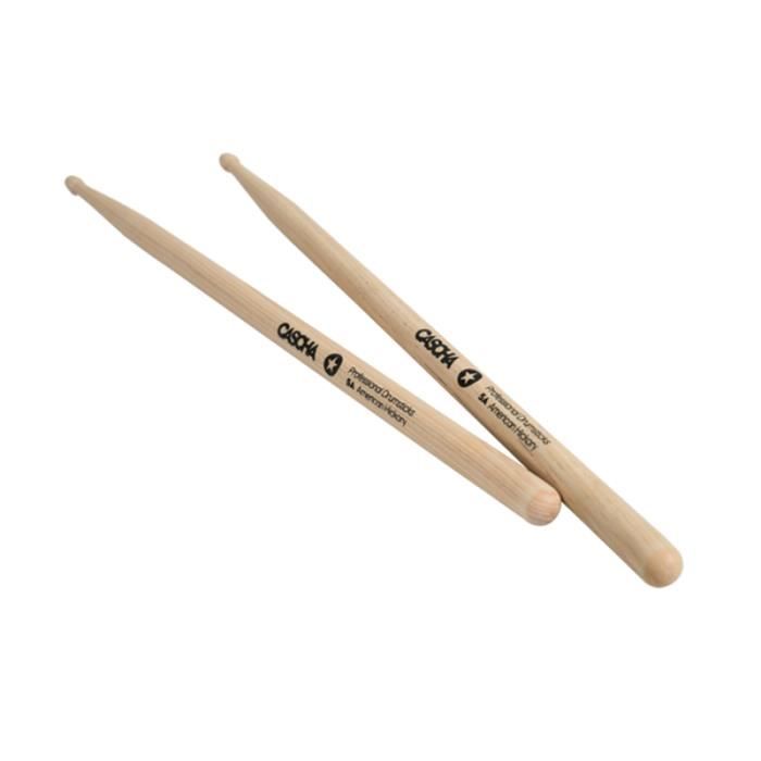 CASCHA 1 paire de Baguette de batterie - hickory
