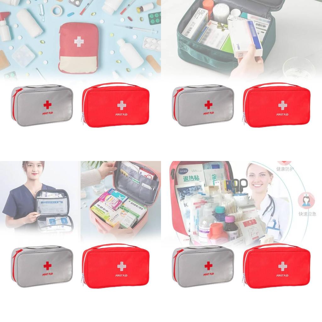 Modern Portable Korean First Aid Kit Travel Bag Durable Medicine Organizer For Effective Use