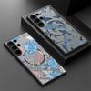Magnetic Phone Case For Samsung Galaxy S25 Edge S24 S23 Ultra S22 Plus S21 S20 S24 FE For Magsafe Sea Turtles Whales Matte Cover