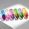 Heavy Weighted Shift Knob Transparent Bubble Car Gear Lever Stick Shifter Handle Fit Most Truck SUV Vehicle Automatic Manual