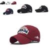 Canadian Letter Baseball Cap Unisex Cotton Duck Tongue Cap Embroidered Logo Sunshade Breathable Warm