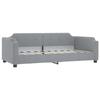 VidaXL Lit de repos gris clair 100x200 cm tissu 354210