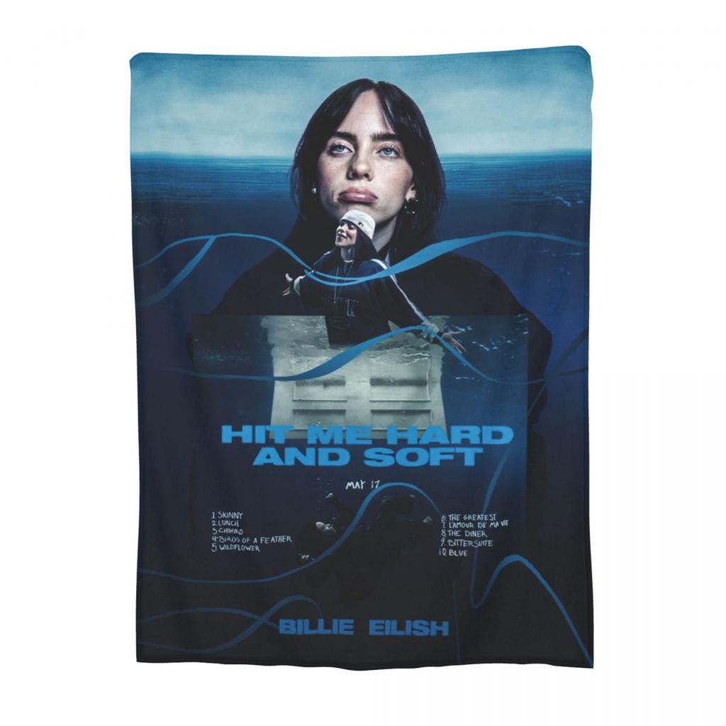 Hit Me Hard And Soft Merch Deka Billies Fleece Přehoz na postel Útulný Super Měkký pro Auto Přikrývka