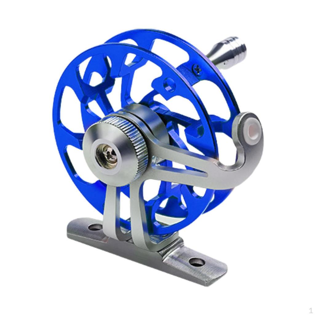 3 Kg Lightweight Ice Fishing Reel, 65 Mm Spool Made Entirely of Metal, Accessories for Fresh