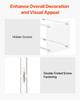 Wedding Flower Stand, 10PCS 80cm Column Flower Stand, Floral Stands with Acrylic Laminate, Cylindrical Cubic Floral Display Rack for Wedding, Party,