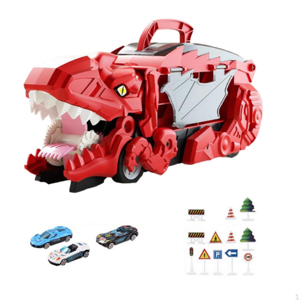 Children's Truck Toy, Transformable Dinosaur Car, Interactive Portable And Creative, Dino