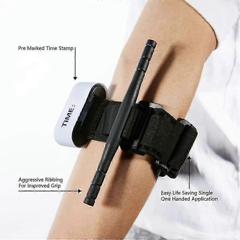 Emergency Tourniquet, First Aid Tactical Tourniquet,Hemostatic Bandage Emergency Strap, Rapid One Hand Application Pre-Hospital Life Saving Equipment