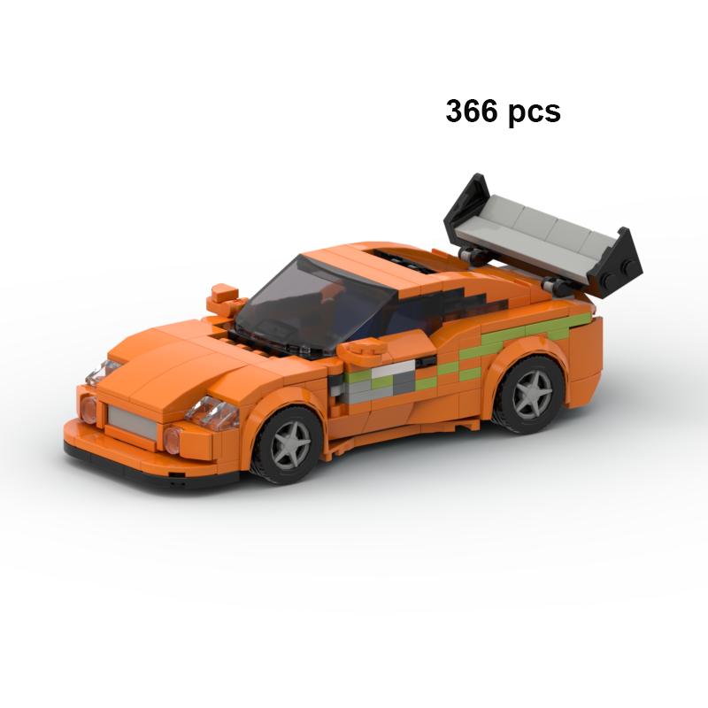 Technické Rychlé Auto Městské Vozidlo Závodní Vinylové Auto Stavebnice Sada Sportovní Auto Garáž MOC Kreativní Hračky Vzdělávací Dárek
