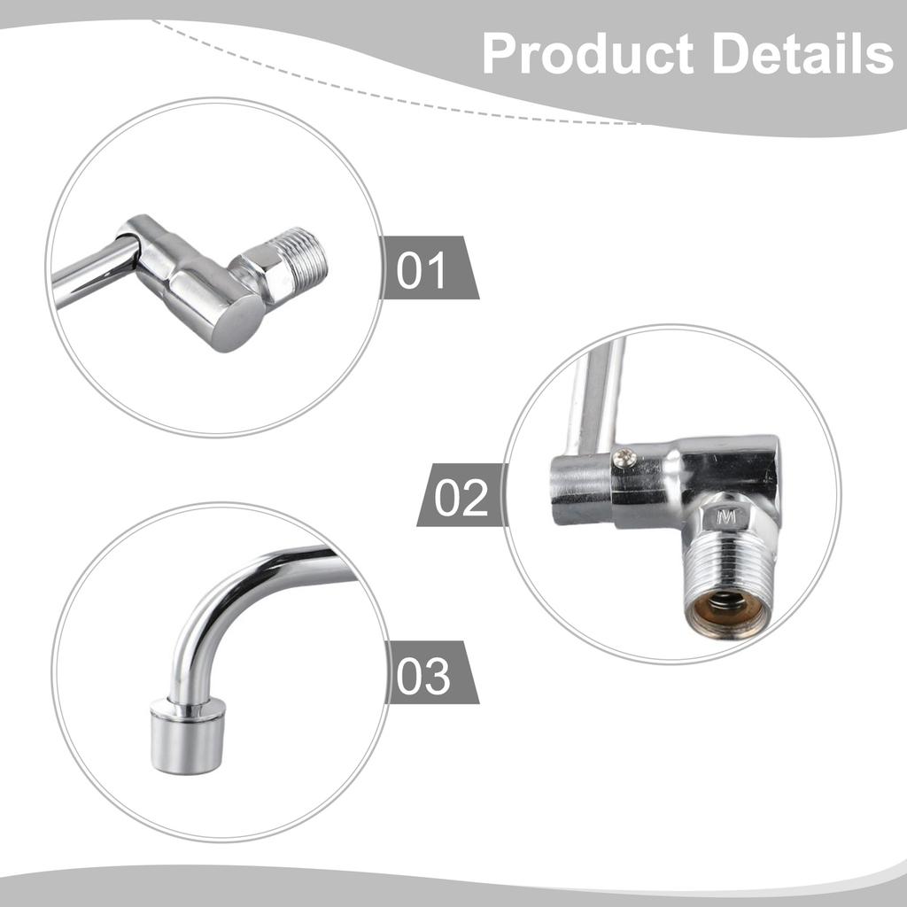 High Quality Best Kitchen Fixtures Home & Garden Faucet Outlet Fittings Durabe Electroplating G1/2 Swinging Spout