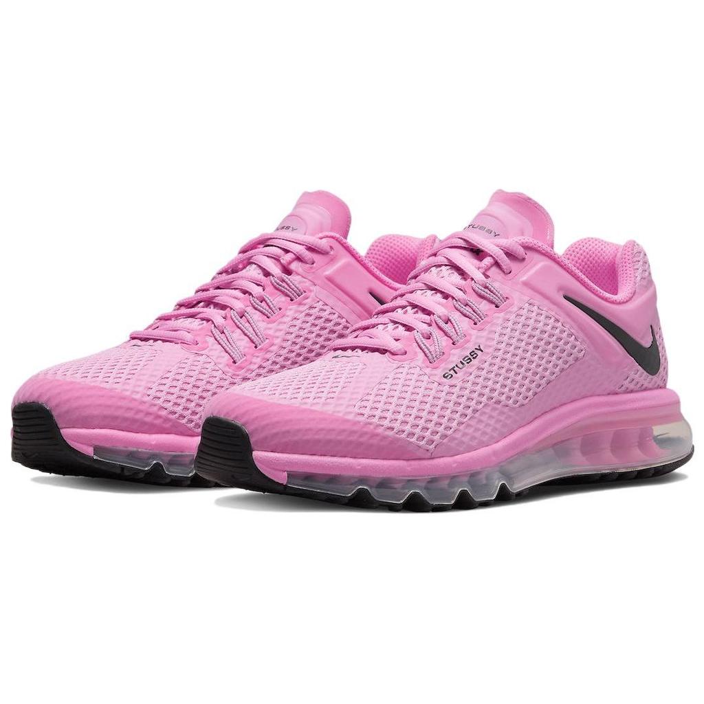 Nike Stussy X Air Max 2013 Pink Unisex Sneakers Psychic-Pink Black DR2601-600