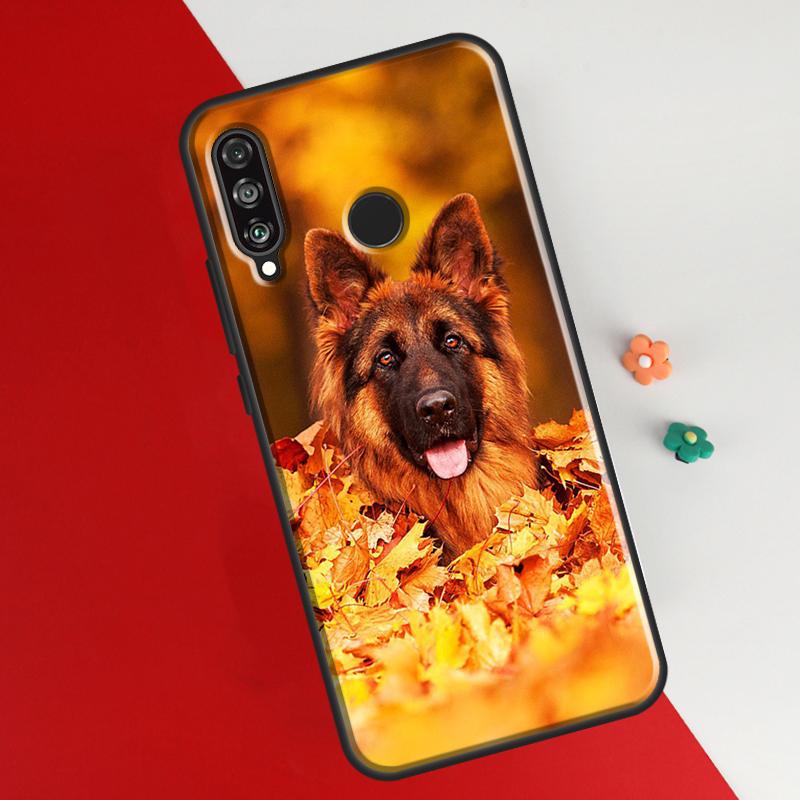 German Shepherd Dog Case For Honor 50 8X 9X 10i Cover For Huawei P30 P40 Lite P50 P20 Pro P Smart 2019 Nova 5T