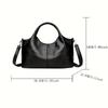 2026 Trendy Handbag, Fashionable Women's Shoulder Bag, Gift for Mom, Casual Crossbody Bag, Versatile Shopping Bag with Zip Closure
