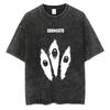 T-shirt Manga Soul Eater Stampa Death the Kid T-shirt Lavata Vintage Streetwear Abbigliamento Uomo Donna Maglietta in Cotone Oversize