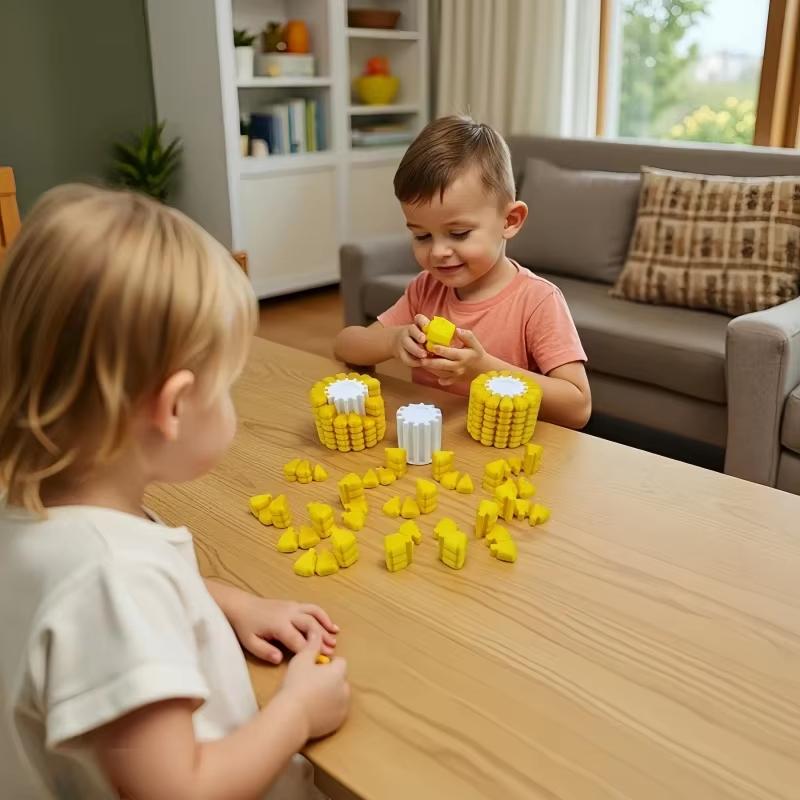 Kids 3D Printing Corn Magic Cube Stress Relieving Toys Tetris Jigsaw Puzzle Originality Becrypt Brain Burning Developmental Toys