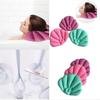 New Bathroom Products Home Spa Inflatable Bath Pillow Cups Shell Shaped Neck Bathtub Cushion Random