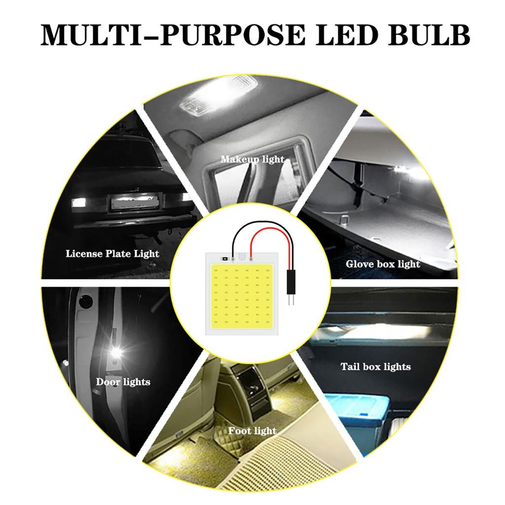 4pcs Festoon LED COB LED Bulbs 31mm 36mm 39mm 41mm with T10 BA9s C5W Socket Car Dome LIght Auto Car Interior Reading License Led Bulbs 7
