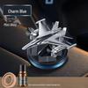 Solar-Powered Rotating Helicopter Car Air Freshener with Light Sensor