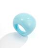 Classic Acrylic Ring Exaggerated Big Dome Plain Ring Jewelry Accessories Geometric Ring  Part